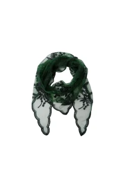 Black Colour Bcmiriana Triangle Lace Scarf 3643< Tørklæder