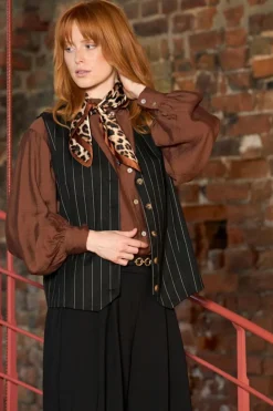 Black Colour Bcoxford Loose Vest 40944< Sæt 🛍️|Veste