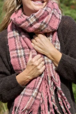 Bcpauline Chekered Winter Scarf 208411*Black Colour