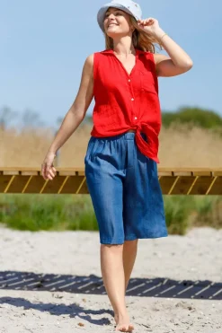 Bcpueblo Tencel Shorts 40906*Black Colour Discount