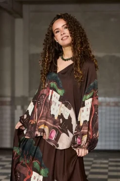 Black Colour Bctoscana Blouse 41038< Sæt 🛍️|Bluser & Skjorter