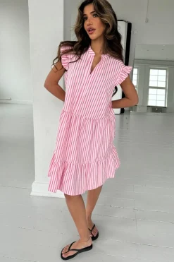 Bea Pink Stripe 14806*Continue Best