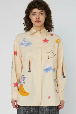 Bead Embellished Shirthc54-2336*Stella Nova