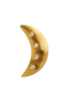 Stine A Bella Moon Earring With Four Stones< Øreringe