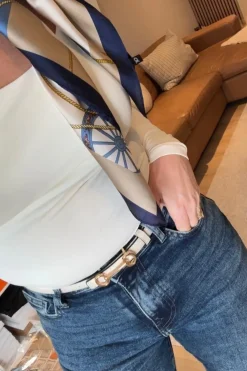 Mellow Moon Belt With Metal Buckle CT3640016< Bælter