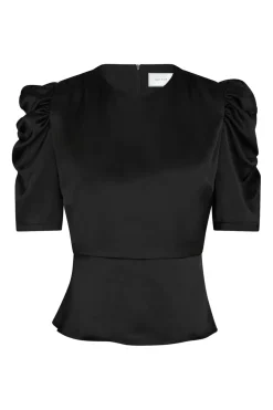 Neo Noir Benua Heavy Sateen Blouse 167069< Bluser & Skjorter