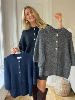 Neo Noir Benuta Fluffy Knit Cardigan 165816< Cardigans|Ammevenligt Tøj