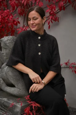 Neo Noir Benuta Fluffy Knit Cardigan 165816< Cardigans