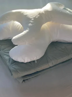 Save My Face Betræk til La Petite 100% bomuld White< Tæpper, Puder & Madrasser