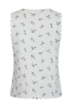 Bibi Embroidery Print Top 165122*Neo Noir Clearance