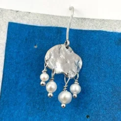 Big Goldenen Splash Earring – Elegant Pearls Silver*Stine A New