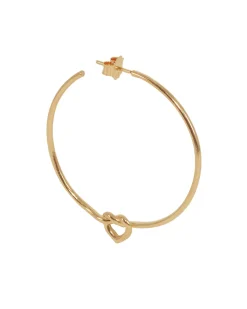 Big Tied Heart Hoop BTHH-AW25-G*Jane Kønig Outlet