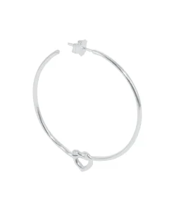 Jane Kønig Big Tied Heart Hoop BTHH-AW25-S< Øreringe