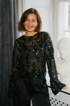 Neo Noir Blake Sequins Blouse 167011< Bluser & Skjorter