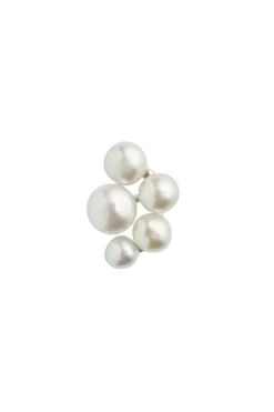 Stine A Bloom Pearl Berries Earring Silver< Øreringe