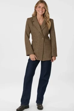 Neo Noir Bowie Herringbone Blazer 164866< Blazere