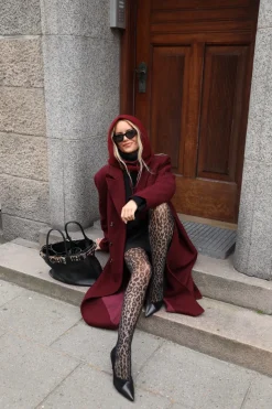 Boyfriend Wool Coat 160854*Valentin Studio Sale