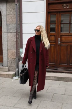 Boyfriend Wool Coat 160854*Valentin Studio Sale