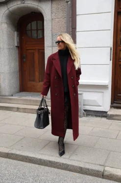 Boyfriend Wool Coat 160854*Valentin Studio Sale