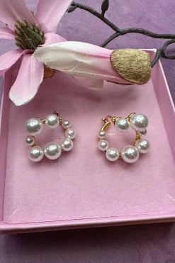 Brass Earring*Mellow Moon New