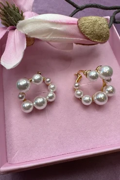 Brass Earring*Mellow Moon New