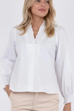 Brielle Solid Shirt*Neo Noir Hot