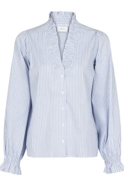 Neo Noir Brielle Stripe Shirt< Bluser & Skjorter