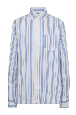 Haute L'Amitié Button Down Stripe Shirt HL10257< Bluser & Skjorter|Ammevenligt Tøj