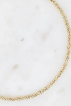 Mellow Moon Cade Mesh Halskæde 2mm BS1982X0380< Halskæder