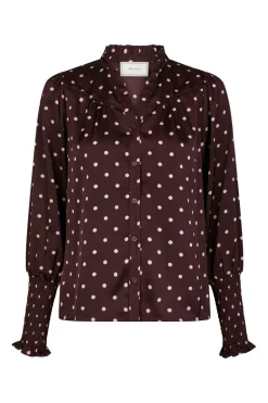 Neo Noir Camisa Dot Blouse 167161< Bluser & Skjorter|Ammevenligt Tøj