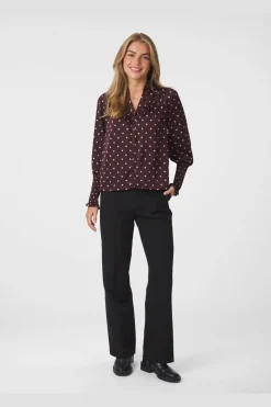 Neo Noir Camisa Dot Blouse 167161< Bluser & Skjorter|Ammevenligt Tøj