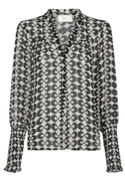 Camisa Graphic Print Blouse*Neo Noir New