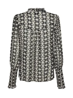 Camisa Graphic Print Blouse*Neo Noir New