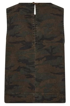 Co´Couture Camoucc Denim Top 35908< T-Shirts & Toppe