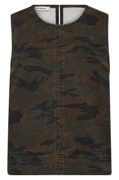 Co´Couture Camoucc Denim Top 35908< T-Shirts & Toppe