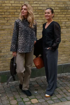 Neo Noir Candice Embroidery Blouse 163848< Bluser & Skjorter