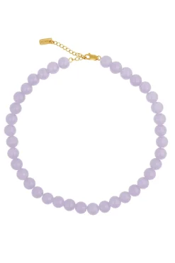 Candy Coral Lavender M Necklace VJ233-UNG-P-M*House Of Vincent