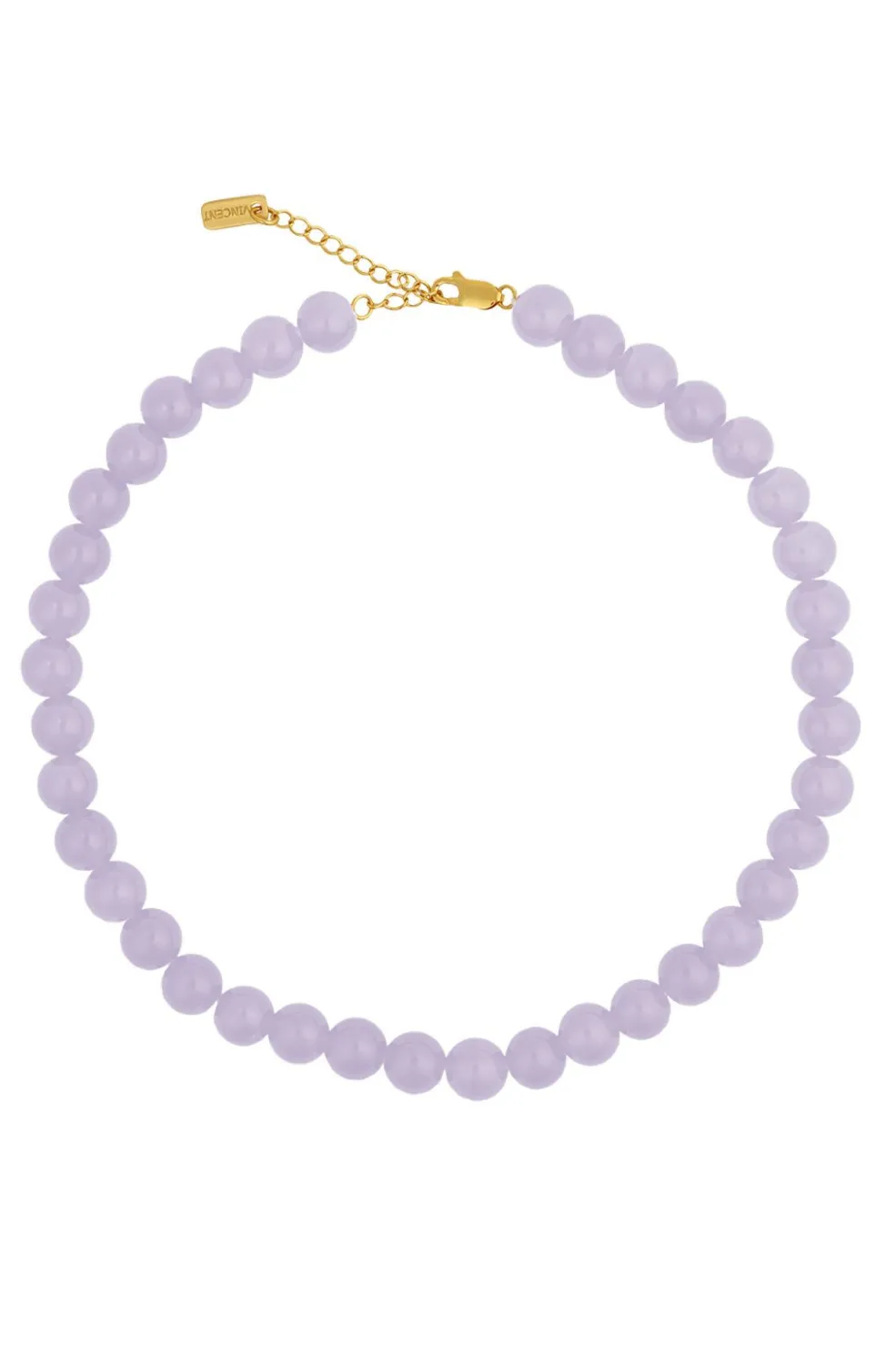 Candy Coral Lavender M Necklace VJ233-UNG-P-M*House Of Vincent