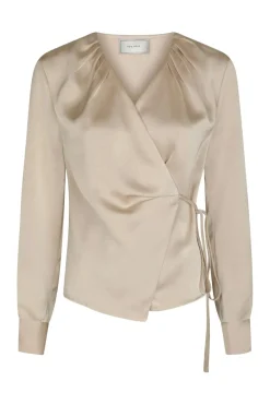 Caprina Heavy Sateen Blouse 166961*Neo Noir Outlet