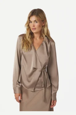 Caprina Heavy Sateen Blouse 166961*Neo Noir Hot