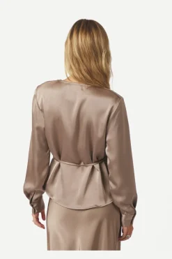 Caprina Heavy Sateen Blouse 166961*Neo Noir Hot