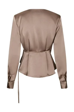 Caprina Heavy Sateen Blouse 166961*Neo Noir Hot