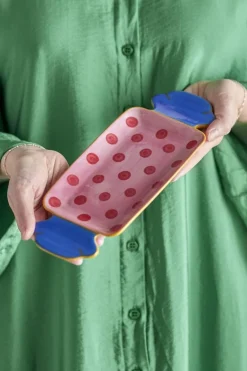 Bloomingville Caramella Serveringsfad, Rosa, Stentøj 82072358< Ting Til Køkkenet