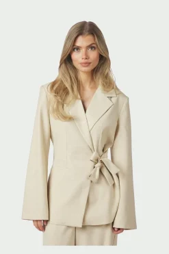 Neo Noir Carmia Melange Tie Blazer 168227< Blazere