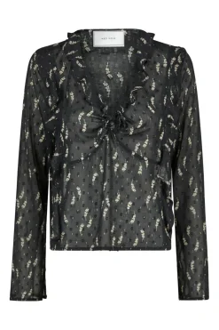 Neo Noir Carola Flower Branch Blouse< Bluser & Skjorter|Sæt 🛍️