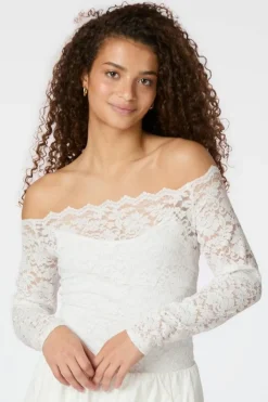 Casadi Lace Flower Blouse 162631*Neo Noir Outlet