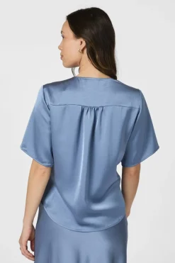 Neo Noir Casadia Heavy Sateen Blouse 165695< Bluser & Skjorter