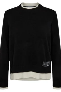Haute L'Amitié Cash Two-In-One Pullover HL10302< Strik|Bluser & Skjorter