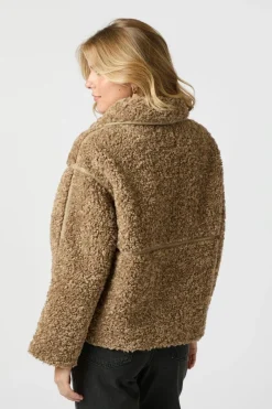 Neo Noir Castor Faux Fur Jacket 164862< Overtøj & Jakker