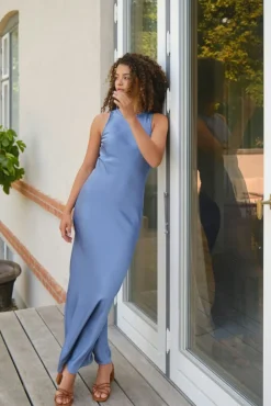 Neo Noir Celinie Heavy Sateen Dress 165621< Kjoler